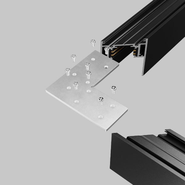 Соединитель угловой для шинопровода Maytoni Accessories for tracks Gravity TRA010CL-21