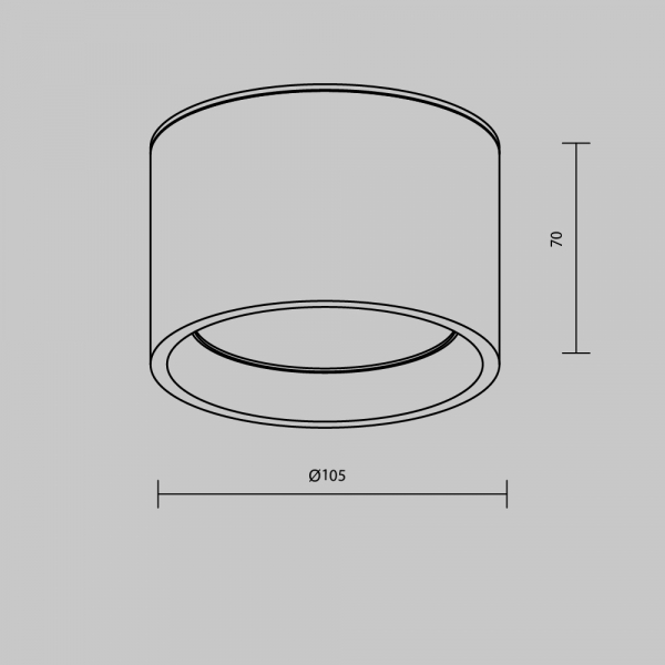 Потолочный светильник Maytoni Technical Ceiling&Wall Hydra C090CL-10W3K-W