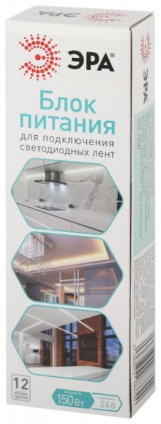 Блок питания Эра 150Вт DC24В 6.25A IP20 LP-LED-150W-IP20-24V-S Б0061131
