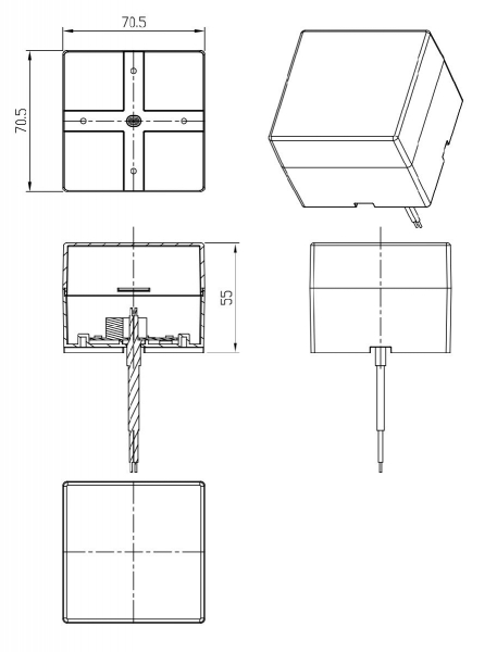 Светодиодный соединительный модуль Эра SML-AC-W-6K-04 Б0050957
