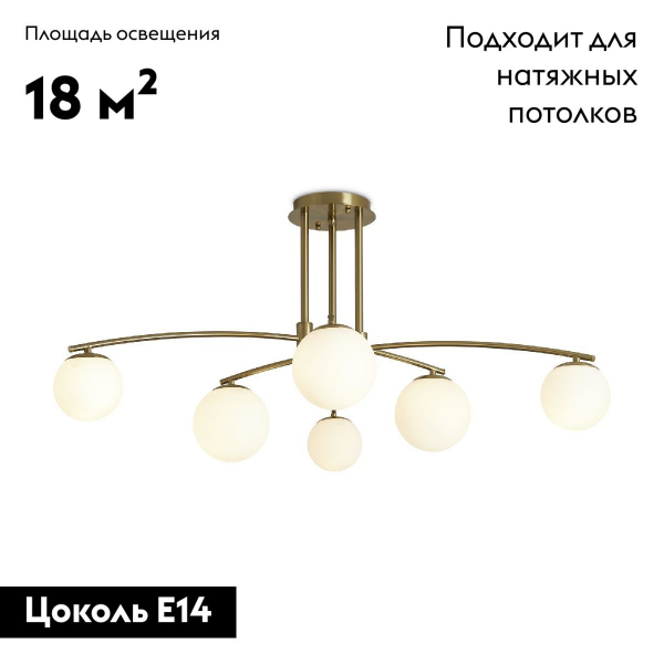 Потолочная люстра Freya Hanger FR5443CL-06BS