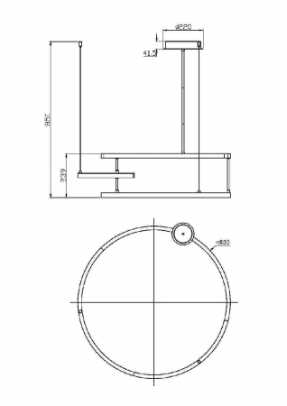 Maytoni MOD016PL-L52BK