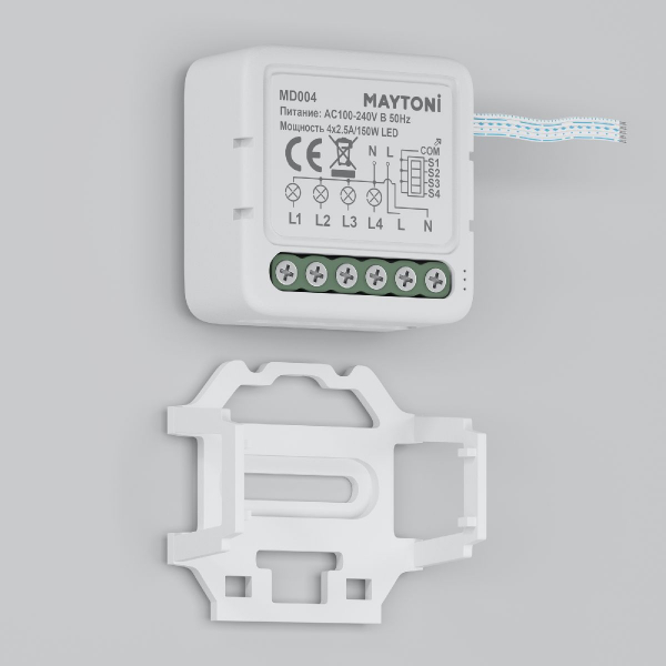 W-Fi выключатель четырехканальный Maytoni Smart home MD004