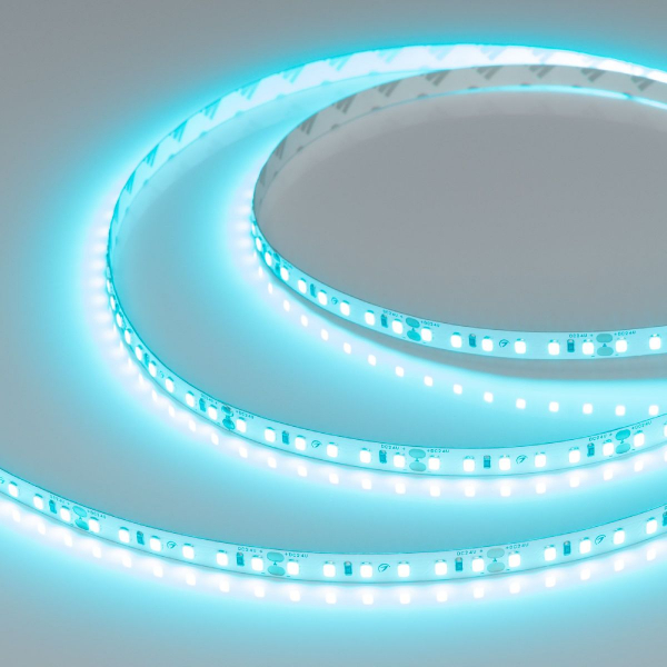 Светодиодная лента Arlight RT-A120-8mm 24V Mint Blue (9.6 W/m, IP20, 5m) 043382(1)
