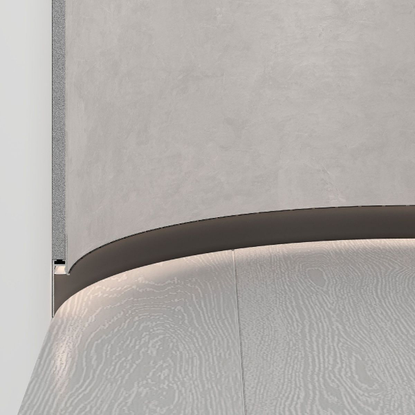 Профиль Arlight PLINTUS-FANTOM-BENT-H35-SIDE-2000 BLACK 043676