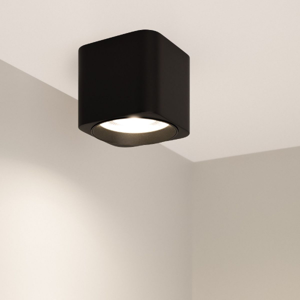 Накладной светильник Arlight SP-DICE-S78x78-10W Warm3000 (BK, 24 deg, 230V) 046632