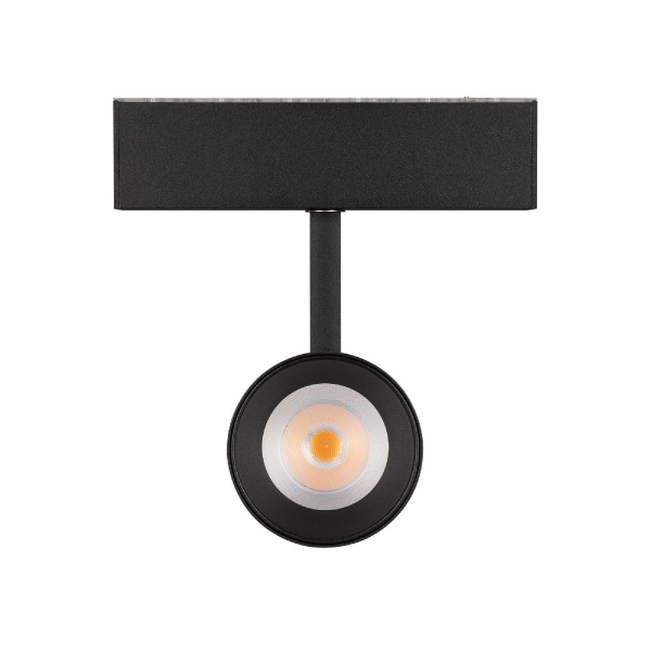 Трековый магнитный светильник Arlight MAG-SPOT-45-R65-18W Warm3000 (BK, 36 deg, 24V, DALI) 046595