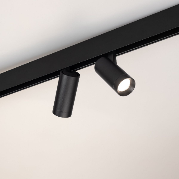 Трековый магнитный светильник Arlight MAG-ORIENT-SPOT-R45-12W Day4000-MIX (BK, 24 deg, 48V, TUYA) 047019
