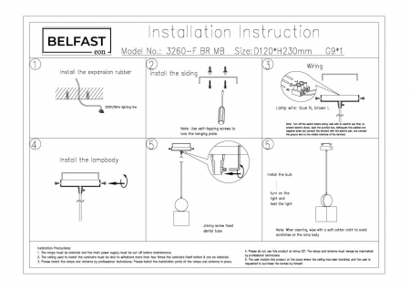 Belfast 3260-F BR MB
