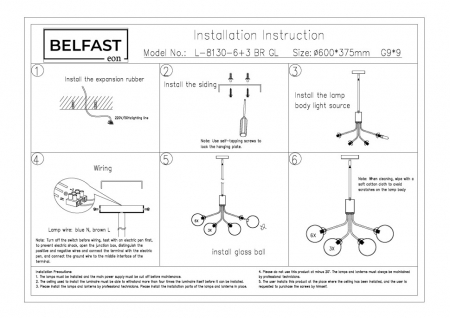 Belfast L-8130-6+3 BR GL