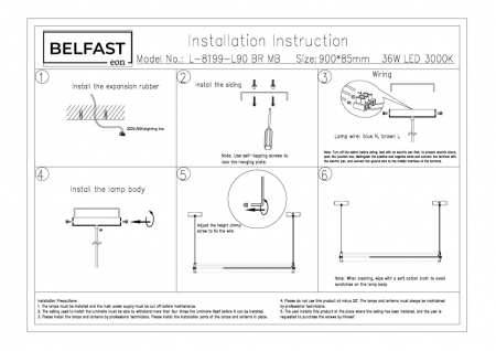 Belfast L-8199-L90 BR MB