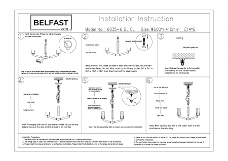 Belfast 6035-6 BL CL