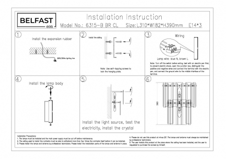 Belfast 6315-B BR CL
