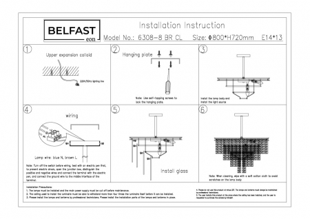 Belfast 6308-8 BR CL