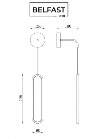 Belfast 86226C-1W BR