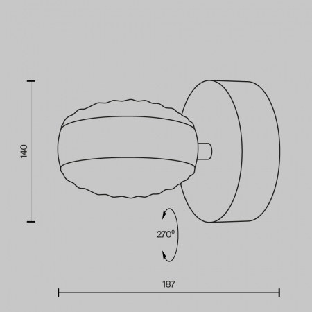 Maytoni MOD299WL-L10BS3K
