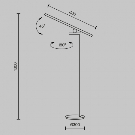 Maytoni MOD363FL-L14B3K