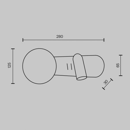 Maytoni MOD350WL-01BBS