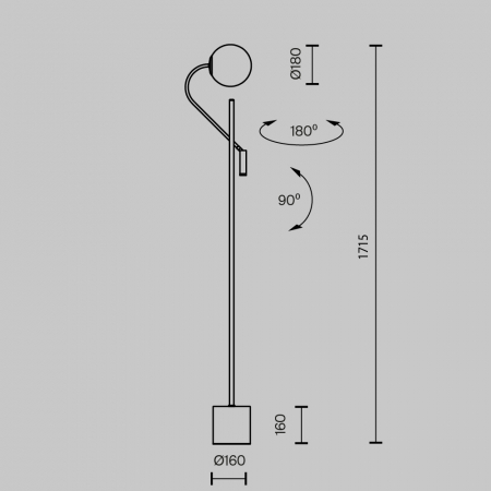Maytoni MOD230FL-01B