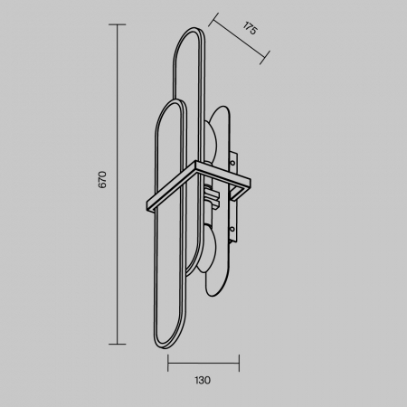 Maytoni MOD099WL-02G1