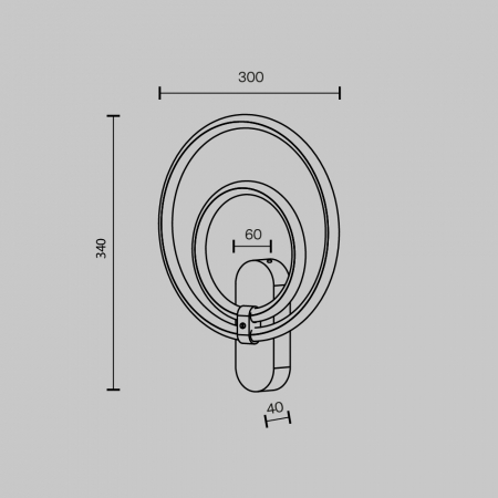 Maytoni MOD357WL-L16BS3K