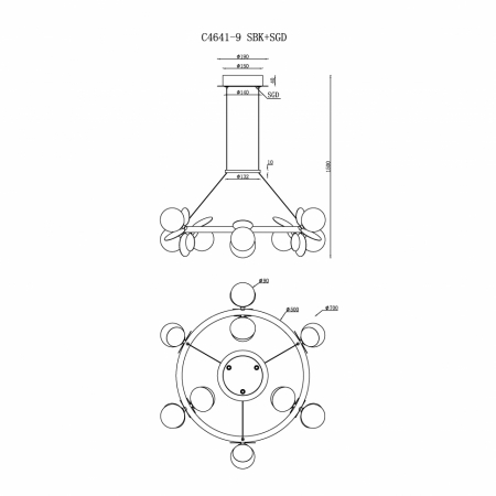 iLedex C4641-9 MBK+SGD