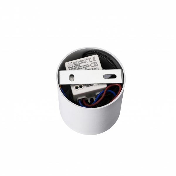 Накладной светильник iLedex Metrica 108-7W-D80-3000K-24DG-WH