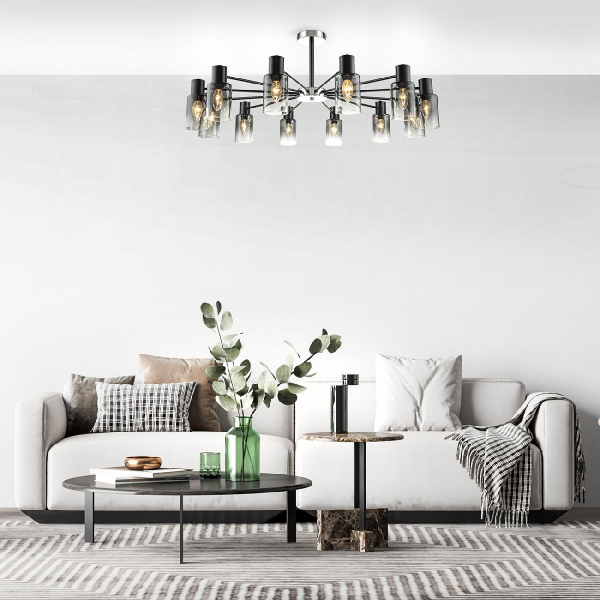 Люстра на штанге Escada Diversity 2120/12P Black