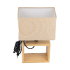 Uniel UML-B401 E27 LIGHT GREY/WOOD