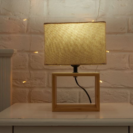 Uniel UML-B401 E27 LIGHT GREY/WOOD