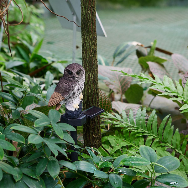 Садовый светильник на солнечной батарее Uniel USL-S-829/PM290 BROWN OWL UL-00011605