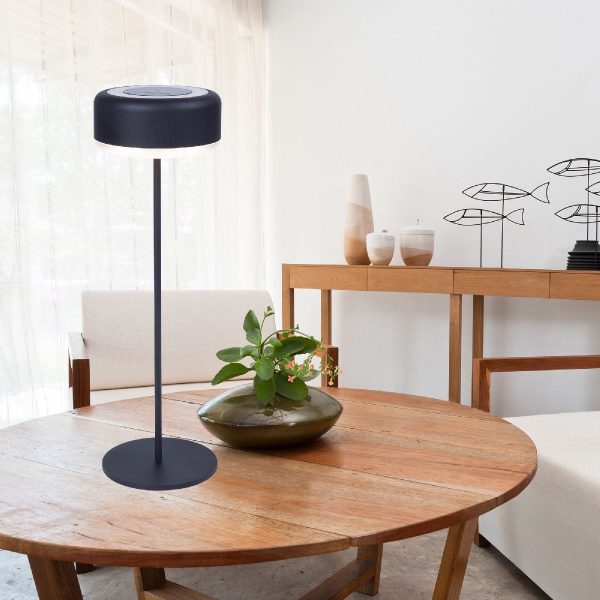 Настольная лампа с аккумулятором Uniel ULM-D950 3W/3000-6500K/DIM IP54 BLACK UL-00011377