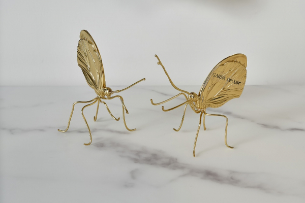 Статуэтка Бабочка золотая-1 Garda Decor 55RD3437S