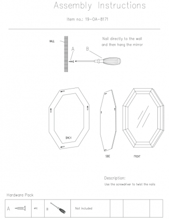 Garda Decor 19-OA-8171