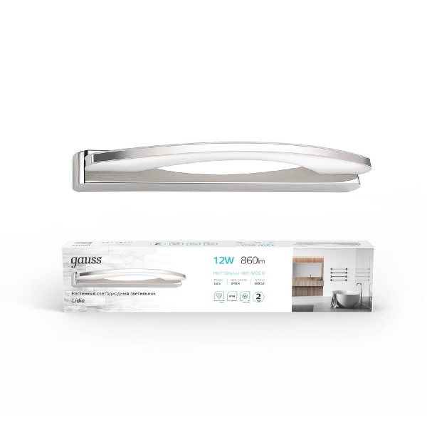 Настенный светильник Gauss Lidia BR052