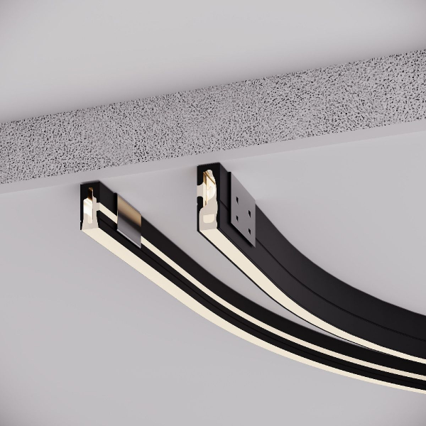 Силиконовый профиль Arlight WPH-FLEX-0616-SIDE-S9-5m BLACK 045788