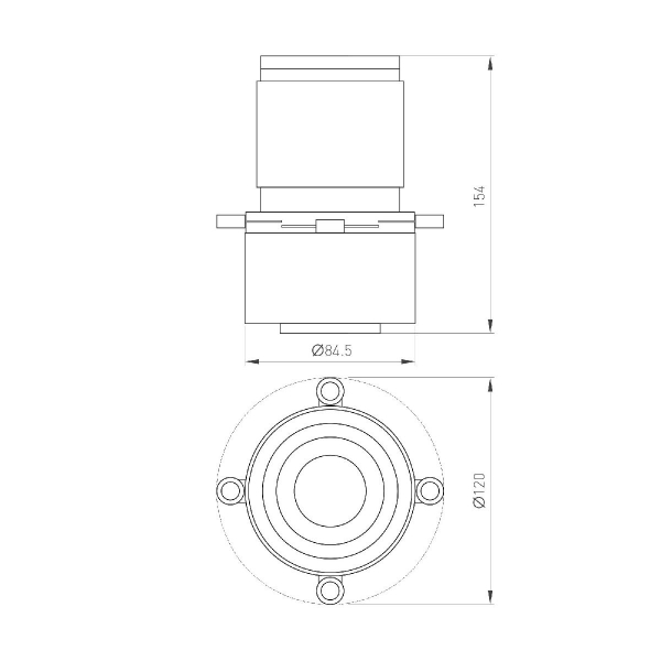 Насадка кадрирующая Arlight LGD-CROPLENS-R85 (WH) 046747