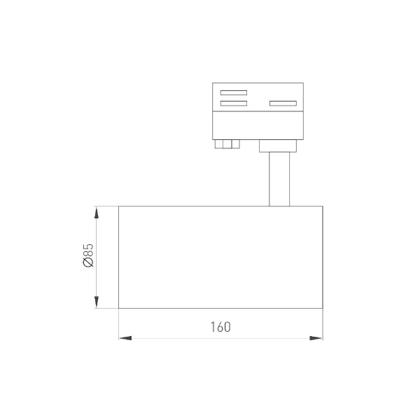 Трековый трехфазный светильник Arlight LGD-CALIPSO-4TR-R85-20W Day4000-MIX 046734