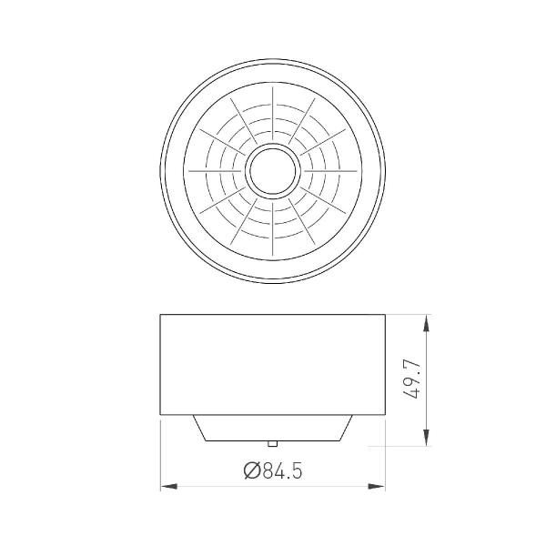 Рефлектор с посадочным кольцом Arlight LGD-REFLECTOR-RING-R85 (BK) 046768