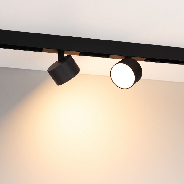 Трековый магнитный светильник Arlight MAG-ORIENT-RONDO-R90-9W Day4000-MIX 047146