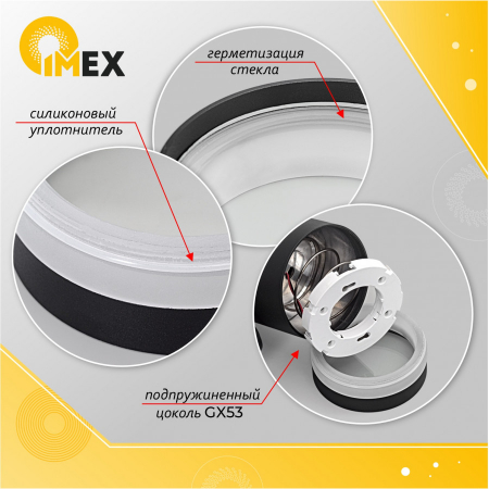 IMEX IL.0014.0018-BK IP54