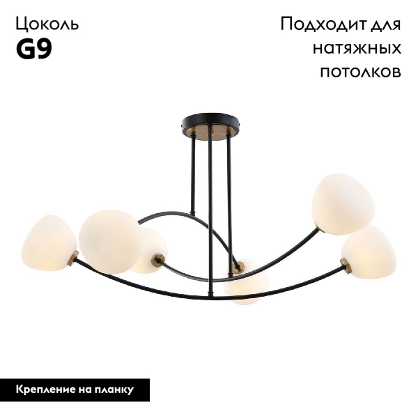 Потолочная люстра Lussole Bryan LSP-8936