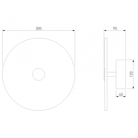 Eurosvet 40341 LED латунь