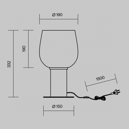 Maytoni MOD414TL-01G