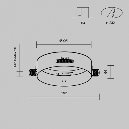 Maytoni DLA032-TRS24-W