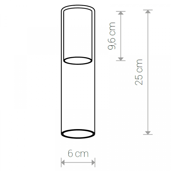 Плафон Nowodvorski Cameleon Cylinder M 8543