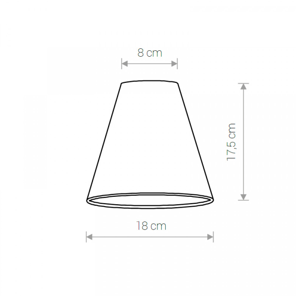 Абажур Nowodvorski Cameleon Cone S 8504