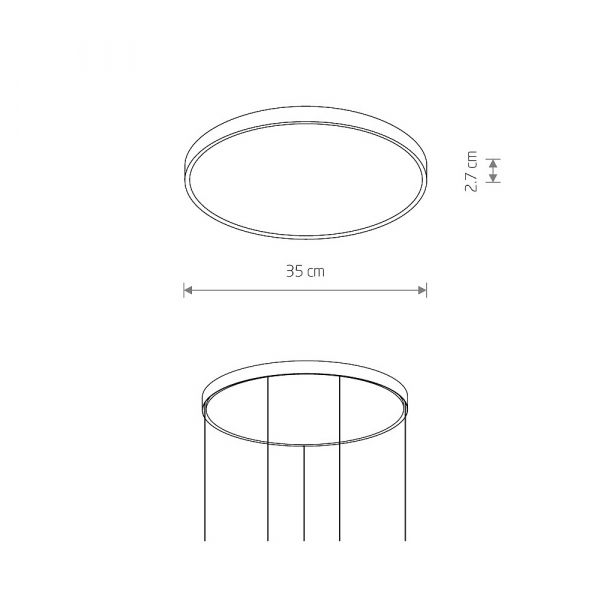 Основание для светильника Nowodvorski Cameleon Canopy H 10274