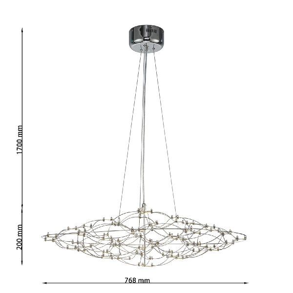 Подвесная люстра Favourite Thinner 4305-8P