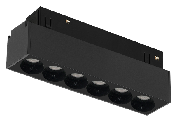 Трековый магнитный светильник iLedex Vision 4822-002-L120-6W-38DG-4000K-BK